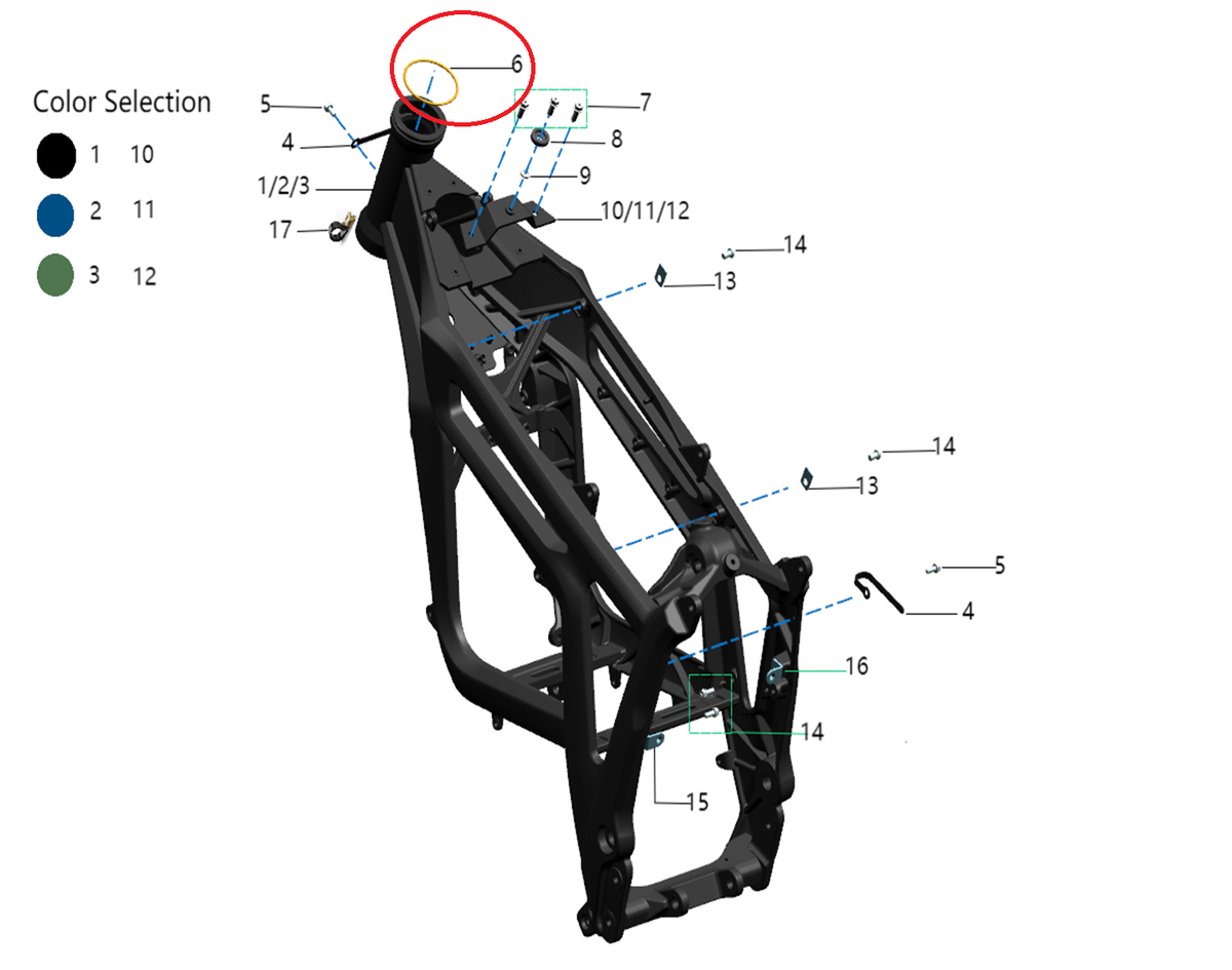 Junta tórica O-Ring (58×2.65) / O-Ring Gasket (58×2.65)