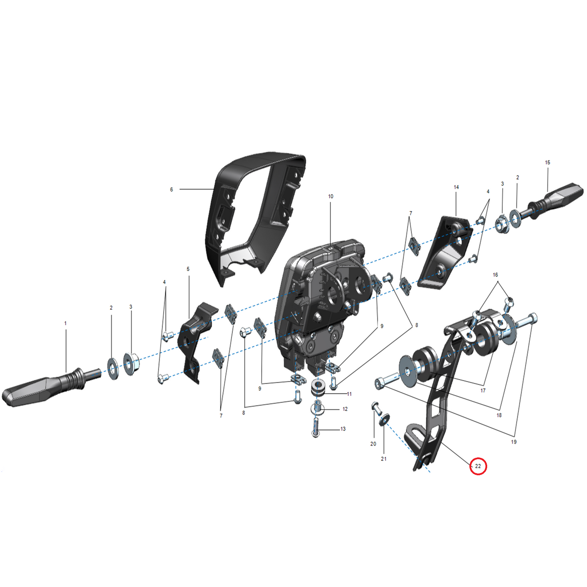 Soporte de faro delantero Talaria xXx L1e