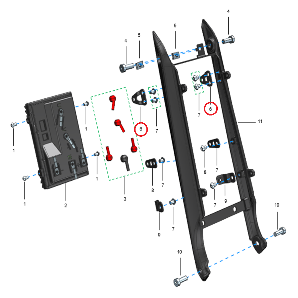 Soporte superior de controladora Talaria xXx
