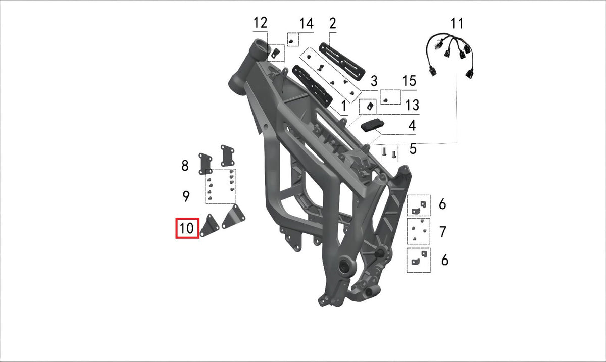 Soporte inferior del controlador Talaria Sting R / Sting Pro