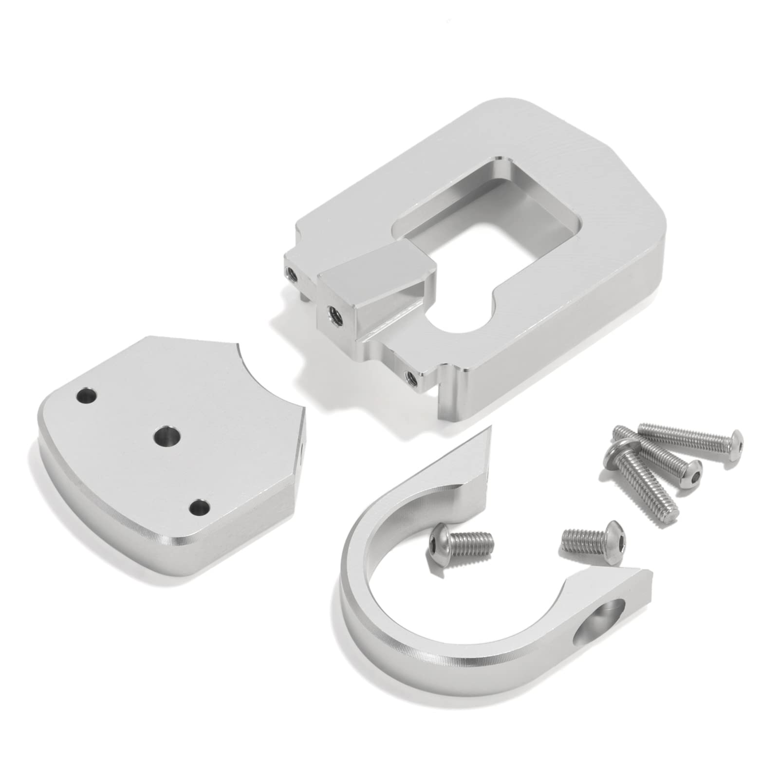 Soporte de reubicación central (Relocation Bracket) Sur-Ron Light Bee – Plata