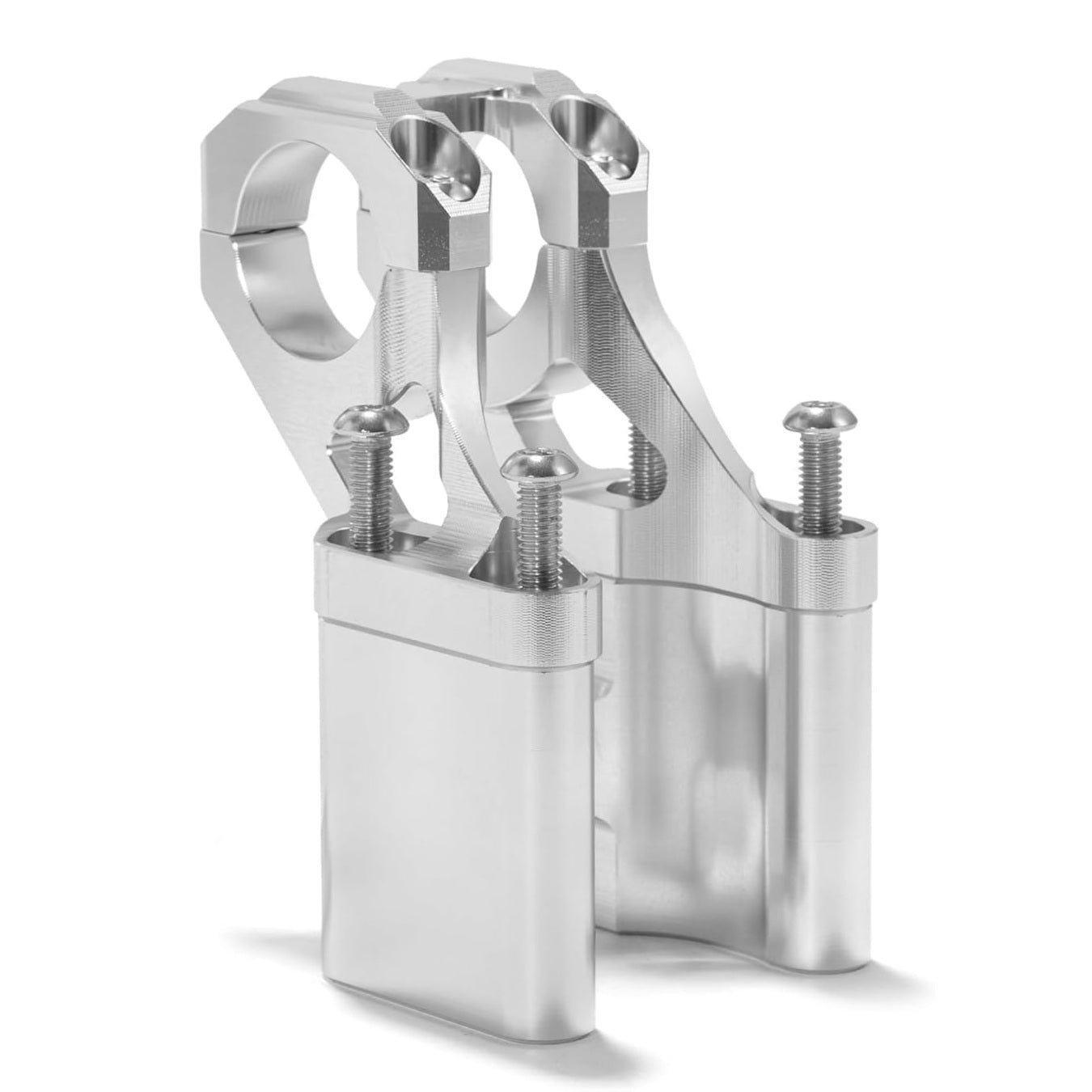Soporte Frontal de Manillar (Front Handlebar Bracket) para Sur-Ron Light Bee plata + 2 inch