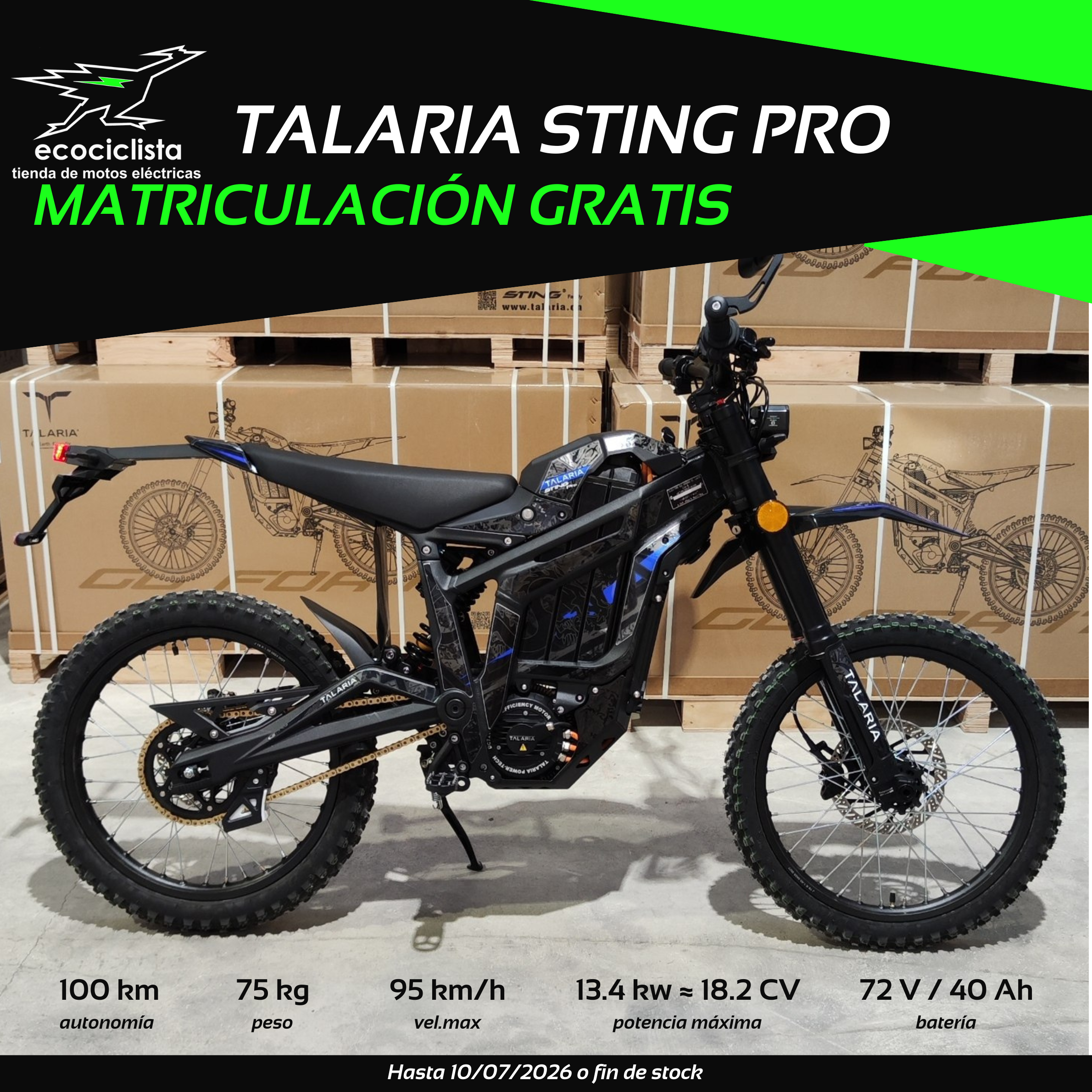 Pre-reserva Talaria. Summer 2026 – matriculación gratuita