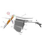 Cubierta frontal / Front Guard Plate Gowow ORI