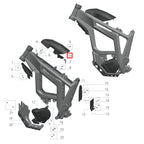 Goma superior del soporte de batería Talaria Sting R