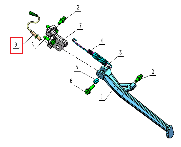 Sensor de pata de cabra